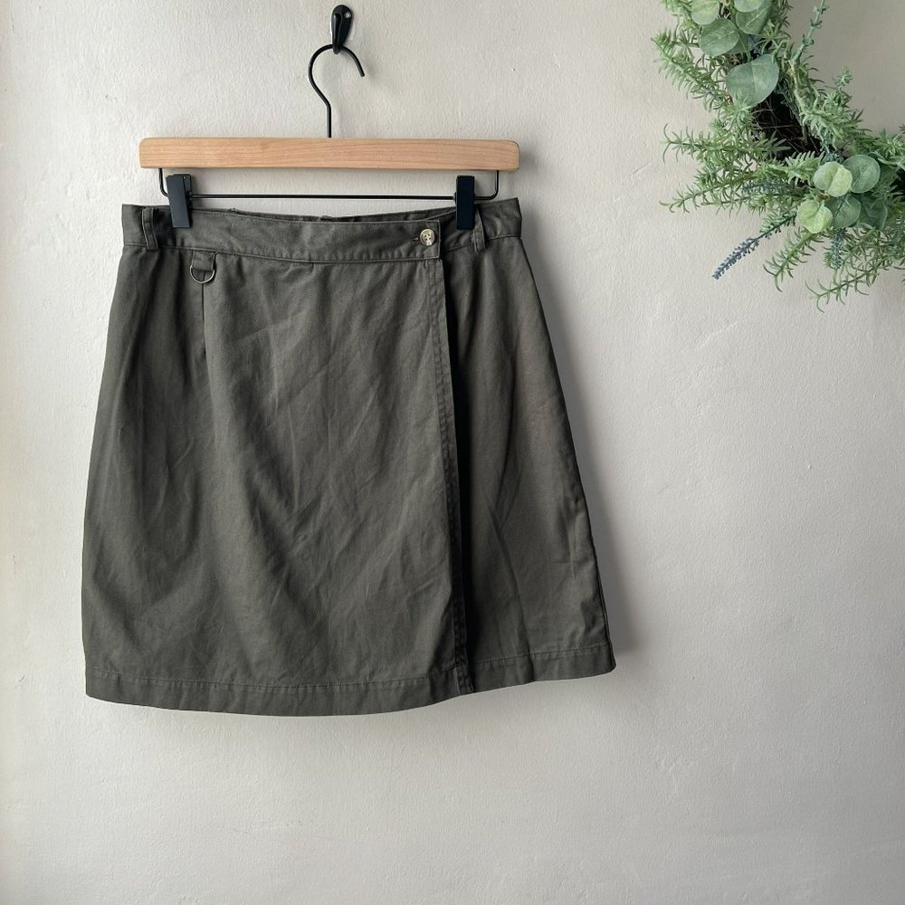 Vintage 90s Olive Green Skort